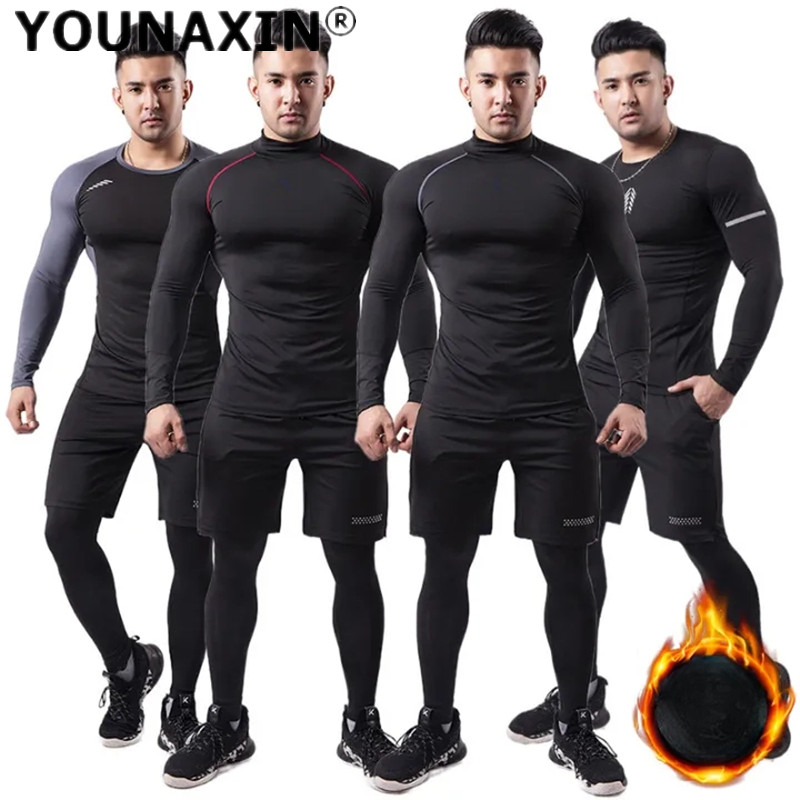 3-delig heren pluche warm spor - T Shirt Tight Fit recensie en prijs
