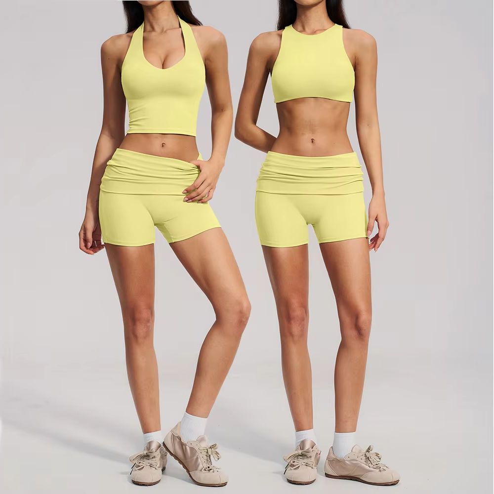 2-delig yogakledingset voor da - Compression Shorts Athletes recensie en prijs