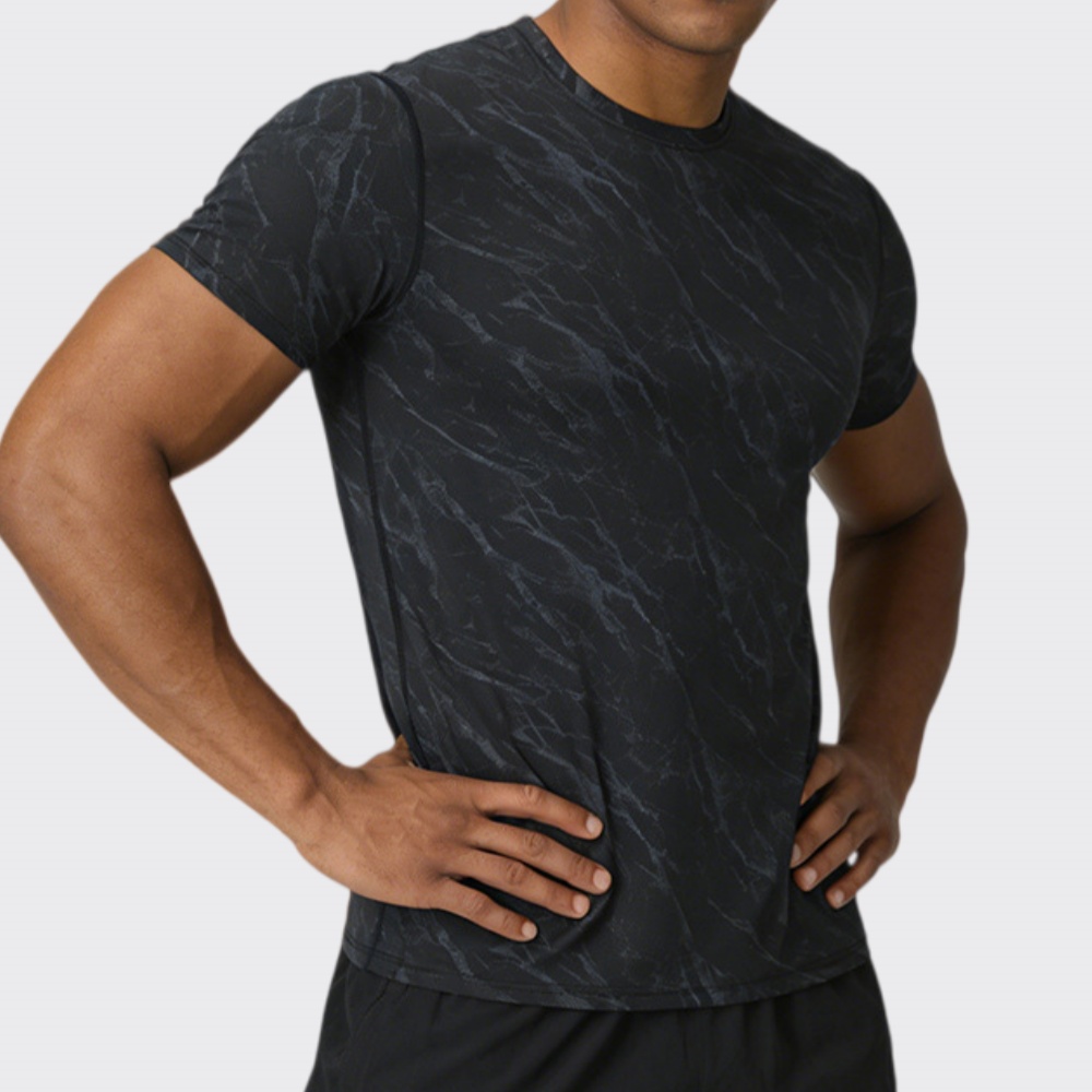 Zomer heren sneldrogende fitne - T Shirt Tight Fit recensie en prijs